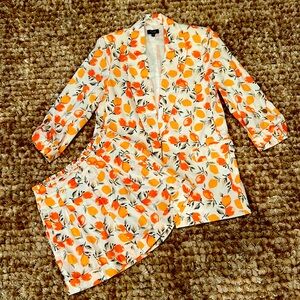 Fate Jacket and short set. Oranges and lemons.